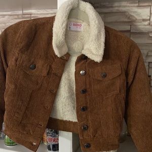 CI Sono Kids Corduroy jacket. Fleece lined